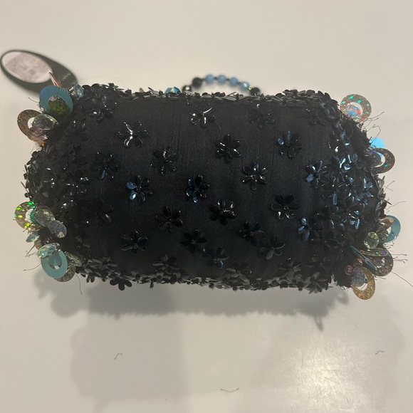 Mary Frances Black Beaded Mini Bag - Picture 6 of 7